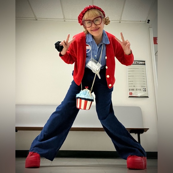 ❌SOLD❌ Cherry Rec League Platform Sneakers - Picture 5 of 6